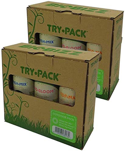 BioBizz - Try-Pack Outdoor - Mega Pack - 3 x 500ml (6 Flaschen mit 250 ml)