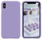 SURPHY iPhone X/Xs Silicone Case, Liquid Silicone Gel Rubber with Soft Microfiber Cloth Lining Cushion Anti-Scratch Shockproof 5.8 inch Phone Case for iPhone X/Xs (2018) (Light Purple)