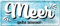 Meer geht immer 28 x 12 cm Spruch Deko Blechschild 1283