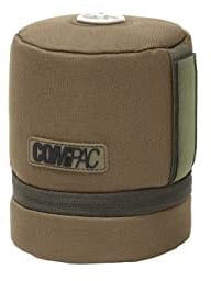 Korda Carp Fishing Luggage Compac Gas Jacket insulates the ‘500’ size Cannister Durable Water Resistant Fabric Fully Insulated Spoon & lighter pockets 11cm x 11cm x 15cm