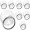 Piutouyar 12Pcs Ventosa con Anello 1.6/40mm Chiaro Portachiavi Ventose Ventose per Finestre Cucina Gancio Da Parete Gancio