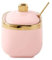 MAGICVOGEL Rosa Keramik Gewürzdose Zuckerdose mit Deckel und Löffel Gewürzgläser Gewürzbehälter Salzdose 8x8cm Gewürzhalter für Zuahuse Küche Café Hotel (1)