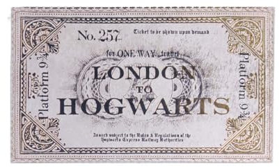 Sihir Dükkani Wizarding World - Harry Potter - Paillasson - Billet Poudlard Express 45x75cm