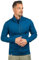 ALPIN LOACKER Merino Jacke Herren I Merinowolle Baselayer für Outdoor Sport und Freizeit I Wolljacke und Ski Midlayer, Blau L
