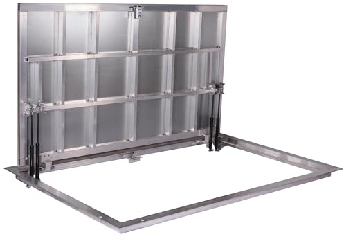 NewHatch Schachtabdeckung 900 x 1500 mm (P) - Seitenscharniere, Bodenluke Schachtdeckel Revisionsschacht Kanalschacht
