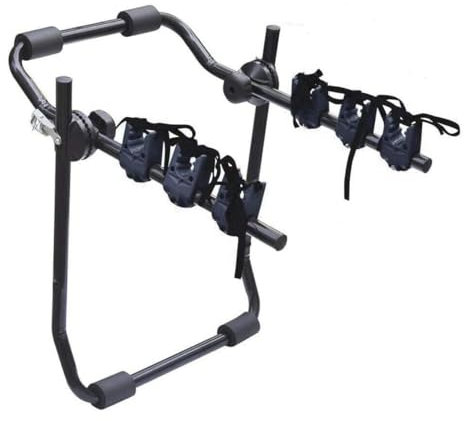 SUSY SHOP Portabici Posteriore per Auto Universale Max 3 Bici Prodotto Certificato e omologato Peso Max Fino a 40kg