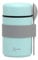 Kiokids Termo Acero Inoxidable 500ml Con Cuchara Papillero Azul