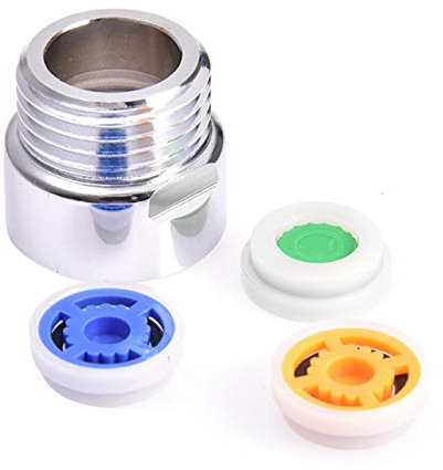 Duschflussbegrenzer Set – 1/2 Zoll Adapter 4, 6 und 9 L/min Durchflussbegrenzer bis zu 70 Wassersparender Duschflussregler Wassersparer Universal für Dusche, Hotel, Badezimmer