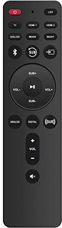Replace Remote Control Compatible with Klipsch Cinema 700 Cinema 800 Cinema 1200 Soundbar Surround Sound System