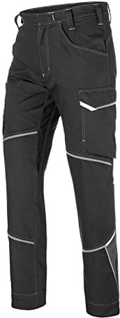 KÜBLER ICONIQ Hose – Hose mit ergonomischer Linienführung und Reflex-Elementen schwarz/anthrazit Gr. 46