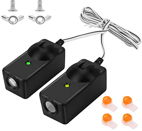 Garagentor-Sicherheitssensor-Balkenaugen, Garagentoröffner-Teile Liftmaster/Sears/Chamberlain/Craftsman/Genie/Linear Ersatz (41A5034, 801CB-P)