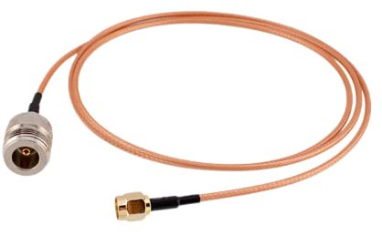 ZYWUOY 100 cm RG316-Antennenkabel Koaxialkabel RG316 N-Typ Buchse auf RP-SMA-Stecker Fensterpass Für Helium, Miner, RAK, Sense