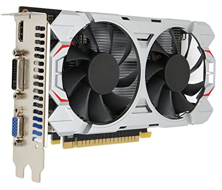 Elprico GTX750Ti 4GB GDDR5 Gaming-Grafikkarte, 4K HD-Ausgang, 1072 MHz, 5400 MHz, 640SP, DirectX 12, 70W TDP, HDMI, DVI, VGA, Desktop, Gaming