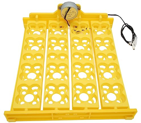 Bandeja de Huevos para Incubadora, 12.8x11.4in Bandeja para Girar Huevos Bandeja de Incubadora Automática Multifunción para Volteadores de Huevos Incubadora de Cría de Plástico