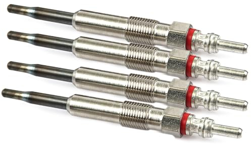 ROBUST 4x Glühkerzen Duraterm für Audi A2 A3 A4 Seat Altea Leon Toledo Mk3 Skoda Octavia Mk2 Volkswagen Caddy Mk3 Golf Plus Golf Mk5 Transporter T5 0250402005