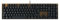 CHERRY KC 200 MX, Teclado Mecánico de Oficina con Placa de Metal Anodizado, Distribución de Teclado Alemán (QWERTZ), con Cable, Switches MX2A BROWN, Negro/Bronce