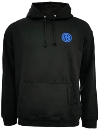 Inter Felpa Hoodie Snake Oversized Logo Nera