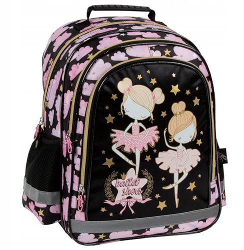 Schulrucksack Zweikammer Ballerinas Derform, multicoloured, Standard