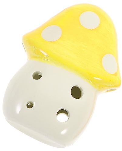 Generic Ocarina Blasinstrument Aus Keramik Pilzform Für Junge Mädchen Und Anfänger Praktisches Musikinstrument Für Erste Klangerlebnisse Als Zum Geburtstag Festen