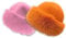 iSpchen Fischerhut Damen Winter Flauschige Bucket Hat Warme Anglerhut Wintermütze Winter Warm Plüsch Eimer Hut Kunstpelz Fellmütze,Hellrosa+orange