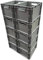 Pack of 10 x 20 Litre Recycled Plastic Storage Boxes - Van Storage Boxes, Heavy Duty Boxes for Storage