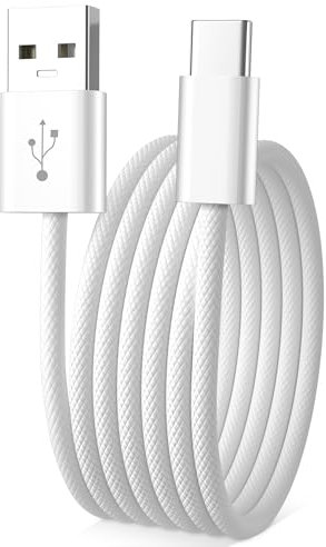 Cable USB C Carplay para iPhone 16, 15 Pro Max Plus, 1 m, 18 W, USB a USB C, cable de datos, cable de carga de nailon, cable de carga tipo C, cable Android Auto para Samsung Galaxy A55 A35 A54 A34 A33