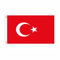 Hissflagge Flagge Fahne mit Ösen Fahnen Flaggen Nationalflagge 90x150 cm (Türkei)