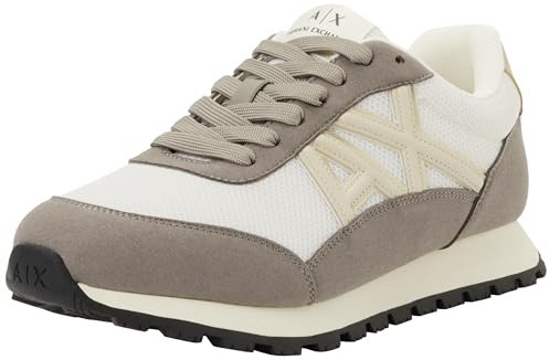 Armani Exchange Damen Essential, Drop, Microsuede Details Sneaker