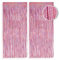 PHENO FLAGS 2 Stück Rosa Lametta Vorhang, 1x2,5m - Glitzernde Silvester-Deko im Funkelnden Metallic-Look, Lametta Girlande für Ihre Party