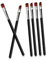 Ipetboom 6-teiliges Augenbrauenpinsel-set Abgewinkelter Flacher Pinsel Brow Pro Makeup Supplies Natürliche Augenbrauen