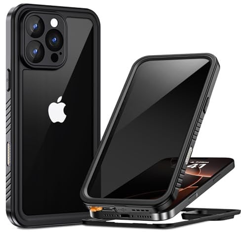 Lanhiem for iPhone 16 Pro Max Privacy Case, Waterproof Dustproof Shockproof Cases for 16 ProMax with Privacy Screen Protector, Full Body Protective Cover for iPhone 16 Pro Max - 6.9 inch (Black)