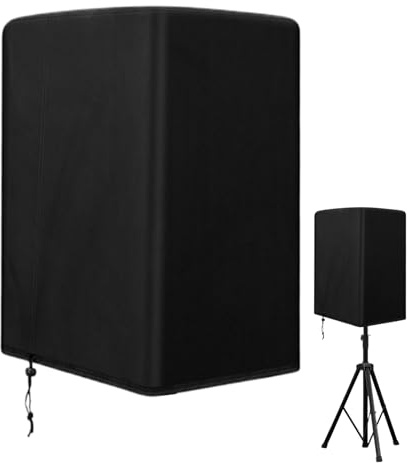 Nudorpn Housse Pour Enceinte Alimentée, Housses de Protection Robustes, Sac En Tissu Oxford Renforcé Pour Terrasse, Événements DJ Et Rassemblements Audio
