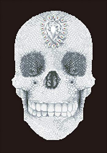 DIAMOND DOTZ 2524928 Original 5D Diamond Painting Set, Kristallschädel, DIY Diamant-Malerei-Kit mit runden Glitzersteinen für Erwachsene und Kinder ab 12 Jahren, Intermediate