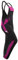 strongAnt Salopette de travail extensible pour femme avec poches genouillères, pantalon cargo en coton – Noir-Rose, taille 72