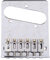 Chevalet de Guitare en Alliage de Zinc Roller Bridge Professional 6 String Saddle Bridge Plate pour TL Telecaster Guitar Single Coil Pickup Hole
