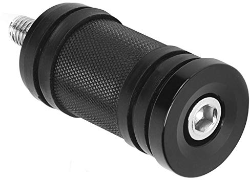 Akozon Motocicleta universal del CNC Palanca de freno de cambio de marchas Clavijas de palanca de cambios Estribos traseros para motos Reposapiés Reposapiés