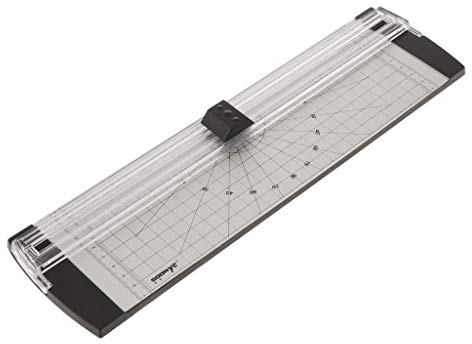Tubayia A2 A3 A4 A5 Papierschneider Papier Schneidegerät Schneidemaschine für Zuhause, Büro (Schwarz)