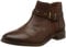 Clarks Trish Strap, Stivali Chelsea Donna, Pelle Marrone Scuro, 37 EU