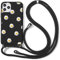 ZhuoFan Handykette Hülle für Samsung Galaxy A70, Smartphone Necklace Schutzhülle Hülle mit Band, Bumper Silikon Clear Back Cover, Abnehmbar Schlüsselband Handyhülle, Gänseblümchen
