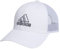 adidas Herren Mesh Back Strukturierte Low Crown Snapback Verstellbare Passform Kappe, Weiß/Schwarz, Einheitsgröße