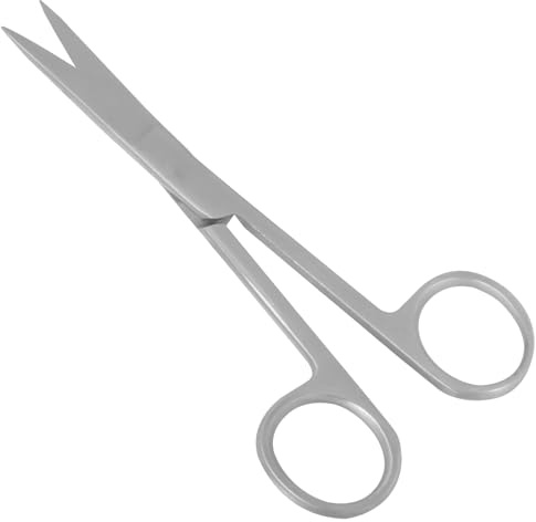 SS INSTRUMENTX Ciseaux médicaux tranchants/émoussés de 5 1/2 pouces, ciseaux utilitaires pour pansement (tranchants/tranchants)
