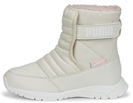 Puma Unisex Undefined Nieve Winter Kinderstiefel 28.5 Nimbus Cloud White Gray