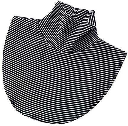 Fake Kragen Damen Kragen Bluse Warm Rollkragen Hälfte Shirt Frauen Blusenkragen Abnehmbare Fake Shirtkragen Winter Collar Halstuch Tops, Grau, Einheitsgröße