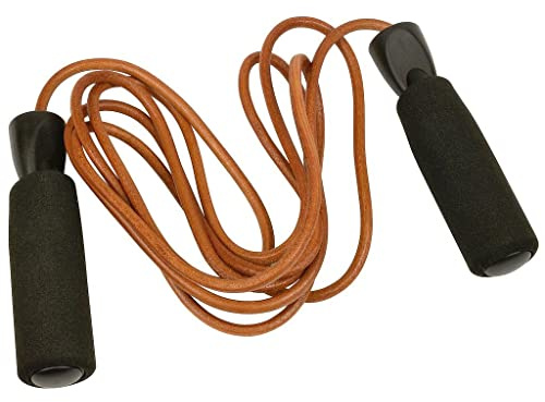Urban Fitness 2.7m Leather Jump Rope