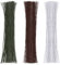 300 Pcs Floral Stem Wire, 26 Gauge WhiteGreenBrown Bouquet Stem, Bouquet Banquets, DIY Flower Crafts