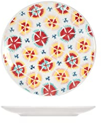 H&h set 12 piatti frutta mix&match cm 19