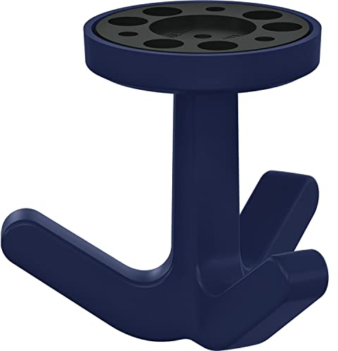 HEWI Dreifach-Drehhaken 477.94B030 elastisch, Kunstoff TPU stahlblau matt