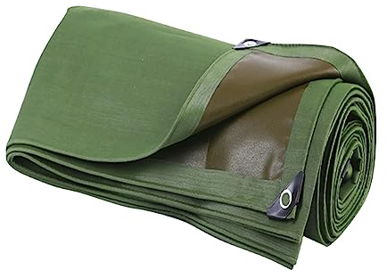 MAKIVI Plane, wasserdicht, strapazierfähig, 1 x 1,5 m, 1,2 x 1,5 m, 1,8 x 2,4 m, 2 x 3 m, 3 x 4 m, 3 x 6 m, 4 x 6 m, wetterfeste Plane mit Ösen, Abdeckplane aus Segeltuch (Size : 1.2x1.8m)