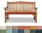 PHUSTJKL Bankauflage Bankkissen Stuhlkissen 180X50X6CM rutschfeste Gartenbankkissen Bankpolster Rückenkissen Schaukel Sitzkissen für Outdoor Indoor Gartenmöbel Terrasse Drinnen-Rotbraun