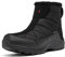 TLOLA Winterschuhe Herren Wasserdicht Warm Gefüttert Schneestiefel Rutschfest Winterstiefel Herren Wanderschuhe Trekkingschuhe Arbeiten Ski Angeln Outdoor Schuhe (Schwarz EU 46)